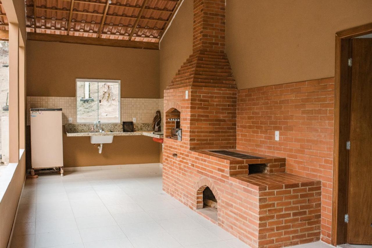 Casa De Campo Banheira, Lareira E Cachoeira Pedra Azul  Exterior foto