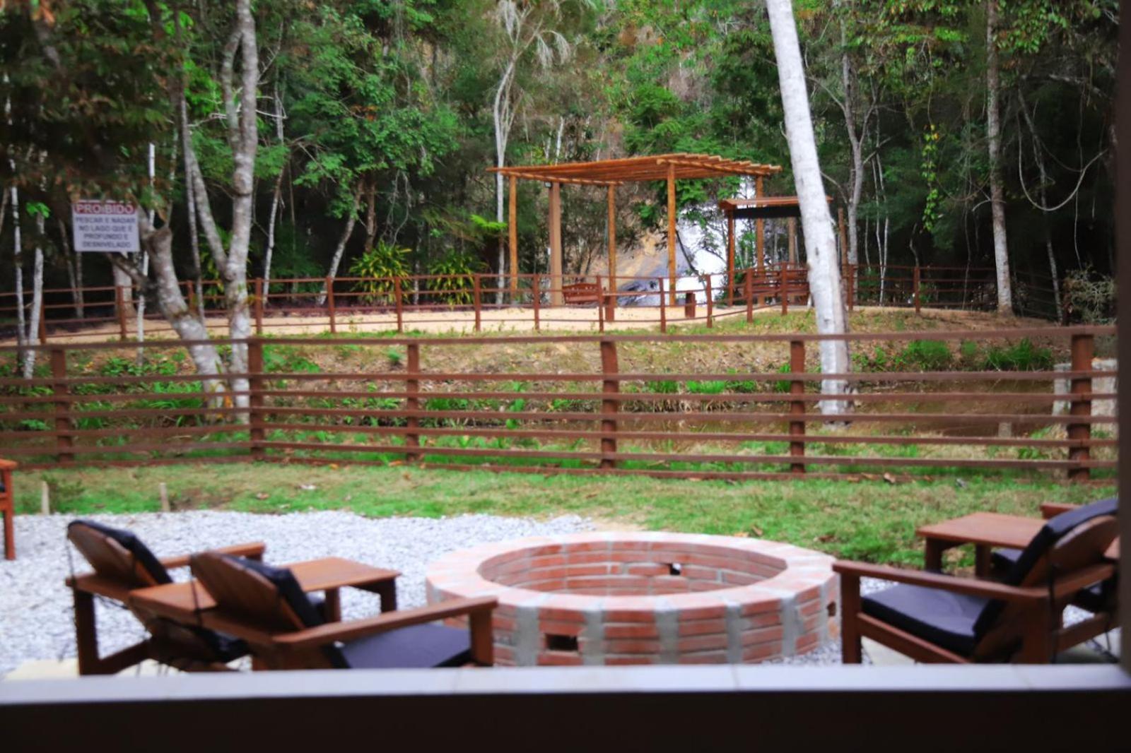 Casa De Campo Banheira, Lareira E Cachoeira Pedra Azul  Exterior foto